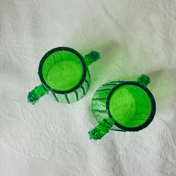 2 Green Cactus Shot Glasses Plastic Cups Southwest Western Barware Fiesta Decor - Picture 3 of 5